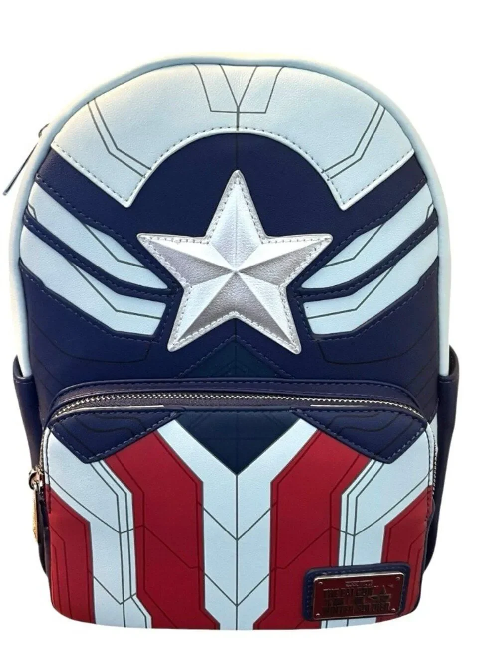 Loungefly Marvel Falcon Winter Soldier Captain America Cosplay Bag Backpack NWT